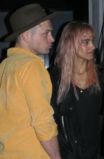 SOFIA BOUTELLA and Taron Egerton at Craig;s Restaurant in West Hollywood 11/15/208