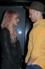 SOFIA BOUTELLA and Taron Egerton at Craig;s Restaurant in West Hollywood 11/15/208