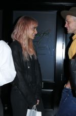 SOFIA BOUTELLA and Taron Egerton at Craig;s Restaurant in West Hollywood 11/15/208