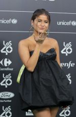 SOFIA REYES at Los40 Music Awards 2018 in Madrid 11/02/2018