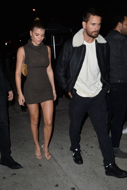 SOFIA RICHIE and Scott Disick at Craig