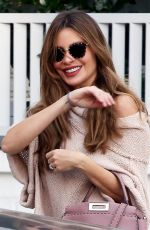 SOFIA VERGARA in Ripped Denim Out Shopping in Beverly Hills 11/13/2018