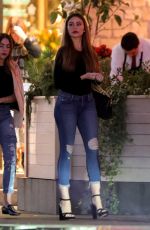 SOFIA VERGARA Out for Dinner in Beverly Hills 11/25/2018