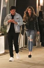 SOFIA VERGARA Out for Dinner in West Hollywood 11/10/2018