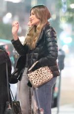 SOFIA VERGARA Out for Dinner in West Hollywood 11/10/2018