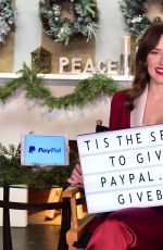 SOPHIA BUSH at Paypal in Support of Giving Tuesday Movement in Los Angeles 11/19/2018