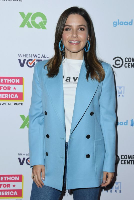 SOPHIA BUSH at Telethon for America at Youtube Space LA in Los Angeles 11/05/2018
