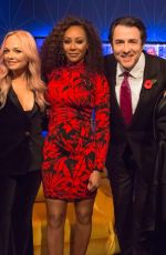 SPICE GIRLS at Jonathan Ross Show in London, November 2018