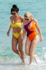 SUELYN MEDEIROS and HOFIT GOLAN at a Beach in Miami 11/03/2018
