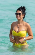 SUELYN MEDEIROS and HOFIT GOLAN at a Beach in Miami 11/03/2018