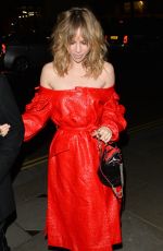 SUKI WATERHOUSE at Tusk Conservation Awards in London 11/08/2018