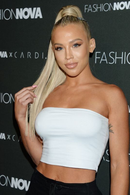 TAMMY HEMBROW at Fashion Nova x Cardi B Launch in Los Angeles 11/14/2018