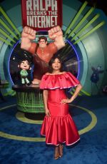 TARAJI P. HENSON at Ralph Breaks the Internet Premiere in Hollywood 11/05/2018