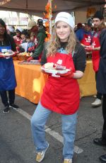 TAYLOR SPREITLER at Los Angeles Mission Thanksgiving Event 11/21/2018