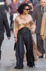 TESSA THOMPSON Arrives at Jimmy Kimmel Live in Los Angeles 11/14/2018