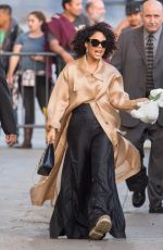 TESSA THOMPSON Arrives at Jimmy Kimmel Live in Los Angeles 11/14/2018
