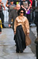 TESSA THOMPSON Arrives at Jimmy Kimmel Live in Los Angeles 11/14/2018