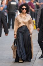 TESSA THOMPSON Arrives at Jimmy Kimmel Live in Los Angeles 11/14/2018