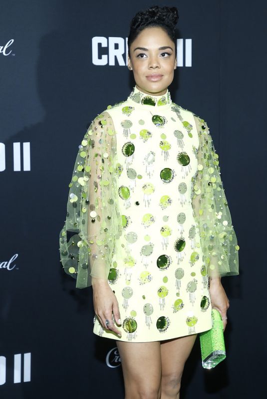 TESSA THOMPSON at Creed II Premiere in New York 11/14/2018