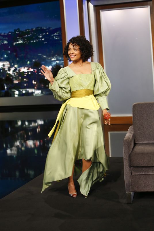 TESSA THOMPSON at Jimmy Kimmel Live 11/13/2018