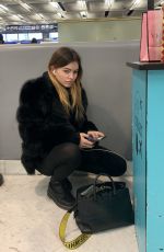 THYLANE BLONDEAU at Orly airport in Paris 11/24/2018