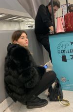 THYLANE BLONDEAU at Orly airport in Paris 11/24/2018
