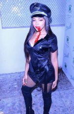 TINASHE at Travis Scott Halloween Bash in West Hollywood 10/31/2018