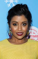 TIYA SIRCAR at Gingerbread House Experience in Los Angeles 11/14/2018