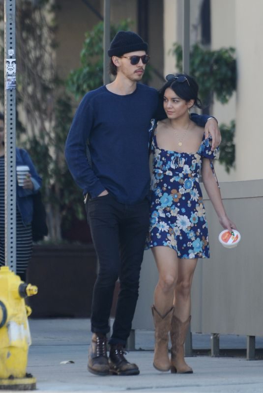 VANESSA HUDGENS and Austin Butler Out at Atwater Village in Los Angeles 11/11/2018
