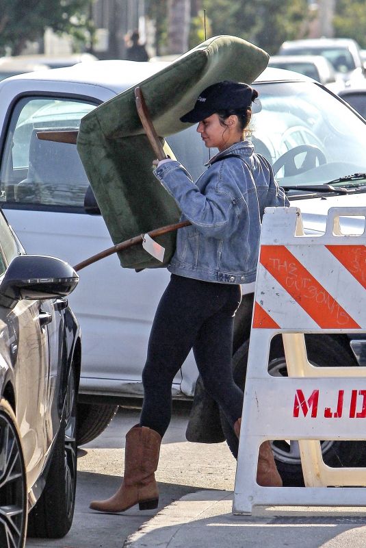 VANESSA HUDGENS at a Vintage Store in Atwater Village 11/07/2018