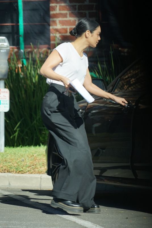 VANESSA HUDGENS Leaves a Studio in Los Angeles 11/26/2018