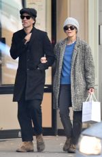 VANESSA PARADIS and Samuel Benchetrit Out in Paris 11/14/2018