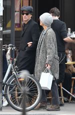 VANESSA PARADIS and Samuel Benchetrit Out in Paris 11/14/2018