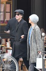 VANESSA PARADIS and Samuel Benchetrit Out in Paris 11/14/2018