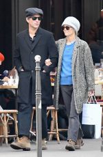 VANESSA PARADIS and Samuel Benchetrit Out in Paris 11/14/2018