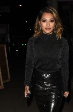 VANESSA WHITE Night Out in London 11/22/2018