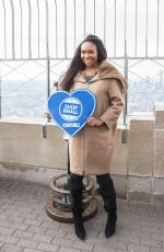 VENUS WILLIAMS Lights Empire State Building in Support of Small Business 11/21/2018