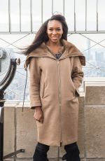 VENUS WILLIAMS Lights Empire State Building in Support of Small Business 11/21/2018