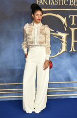 VICK HOPE at Fantastic Beasts: The Crimes of Grindelwald Premiere in London 11/13/2018
