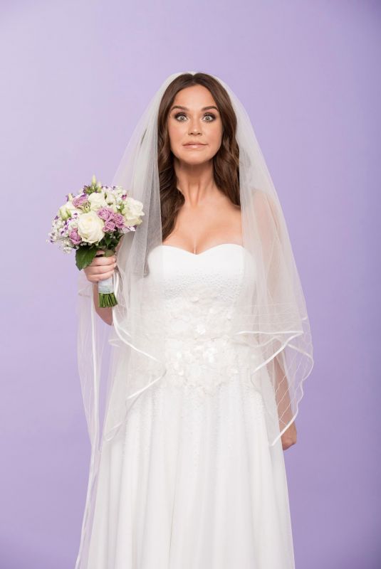 VICKY PATTISON on the Set of a Wedding Theme Photoshoot, November 2018