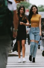 VICTORIA JUSTICE and MADISON REED on the Set of a Photoshoot in New York, September 2018