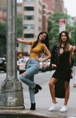 VICTORIA JUSTICE and MADISON REED on the Set of a Photoshoot in New York, September 2018