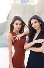 VICTORIA JUSTICE and MADSION REED on the Set of a Photoshoot, November 2018