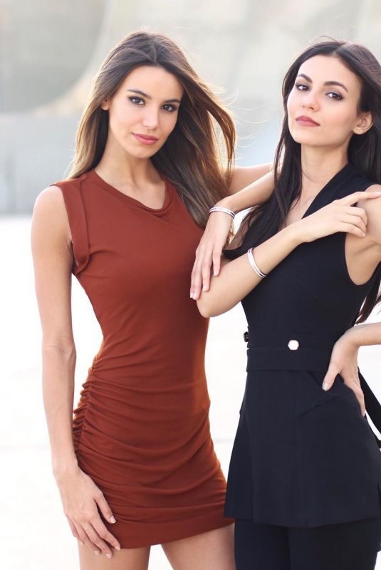 VICTORIA JUSTICE and MADSION REED on the Set of a Photoshoot, November 2018