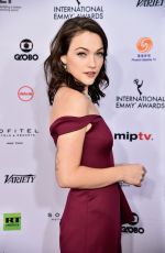 VIOLETT BEANE at 2018 International Emmy Awards in New York 11/19/2018