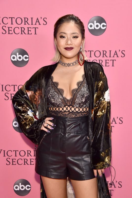 WANG JU at VS Fashion Show Afterparty in New York 11/07/2018