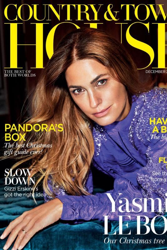 YASMIN LE BON on Country & Town House, December 2018