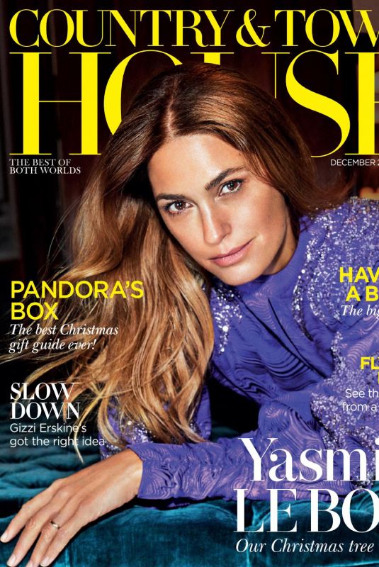 YASMIN LE BON on Country & Town House, December 2018