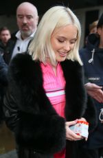 ZARA LARSSON Arrives at BBC Radio in London 11/12/2018