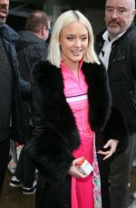 ZARA LARSSON Arrives at BBC Radio in London 11/12/2018